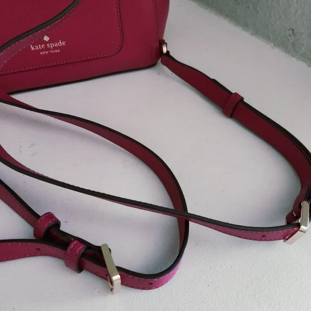 Like New Kate Spade Adel Flap Pink Leather Backpack